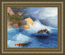 Вышивка МК-104 Кораблекрушение 1876 г. Вышивка МК-104 Кораблекрушение 1876 г.