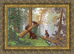 Вышивка КР-007 Утро в сосновом лесу. 1889