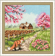 Вышивка М-027 Лиса пришла