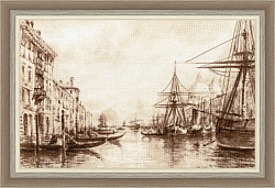 Вышивка МК-082 Венеция Канал Гранде. 1872