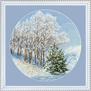 Вышивка ВМ-048 Серебро на ветвях