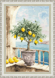 Вышивка СЖ-077 Лимонное деревце в горшке